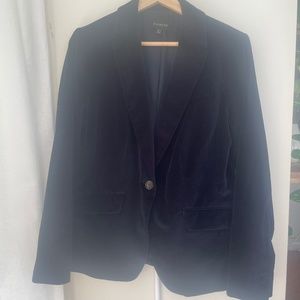 Talbots velvet blazer